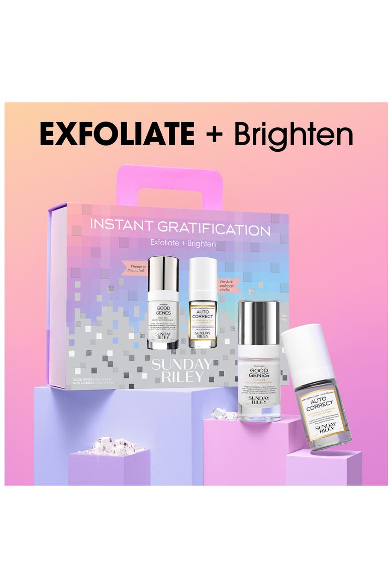 Instant Gratification Exfoliate & Brighten Gift Set (Limited Edition) $115 Value, Alternate, color, NO COLOR