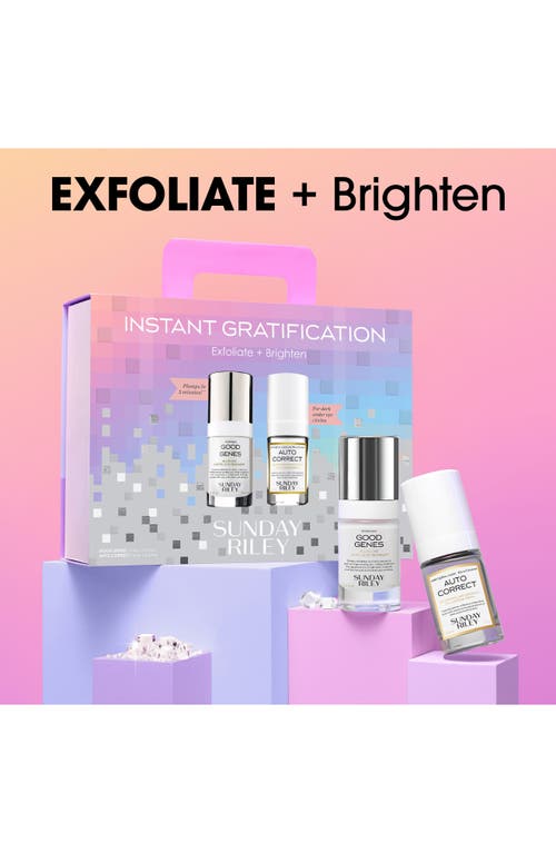 Sunday Riley 2-pc. Instant Gratification Exfoliate And Brighten Gift Set In Multi