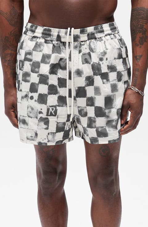 Poolside Check Swim Trunks