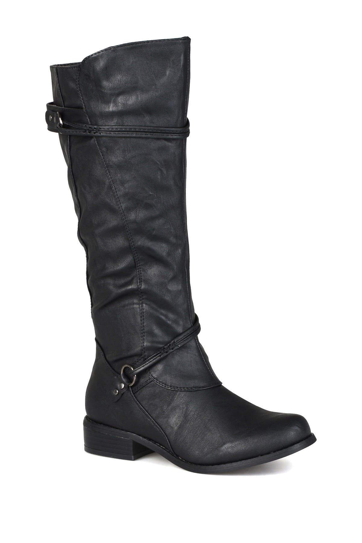 Journee Collection JOURNEE Harley Buckle Tall Boot, Main, color, 