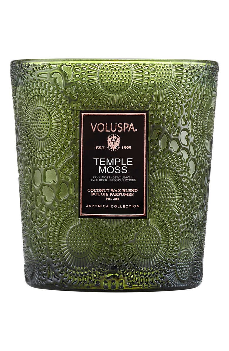Voluspa Temple Moss Classic Candle, Alternate, color, 