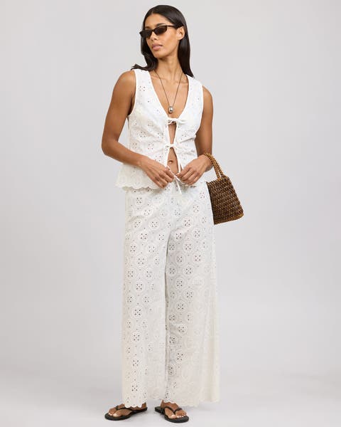Wide Leg Drawstring Pant