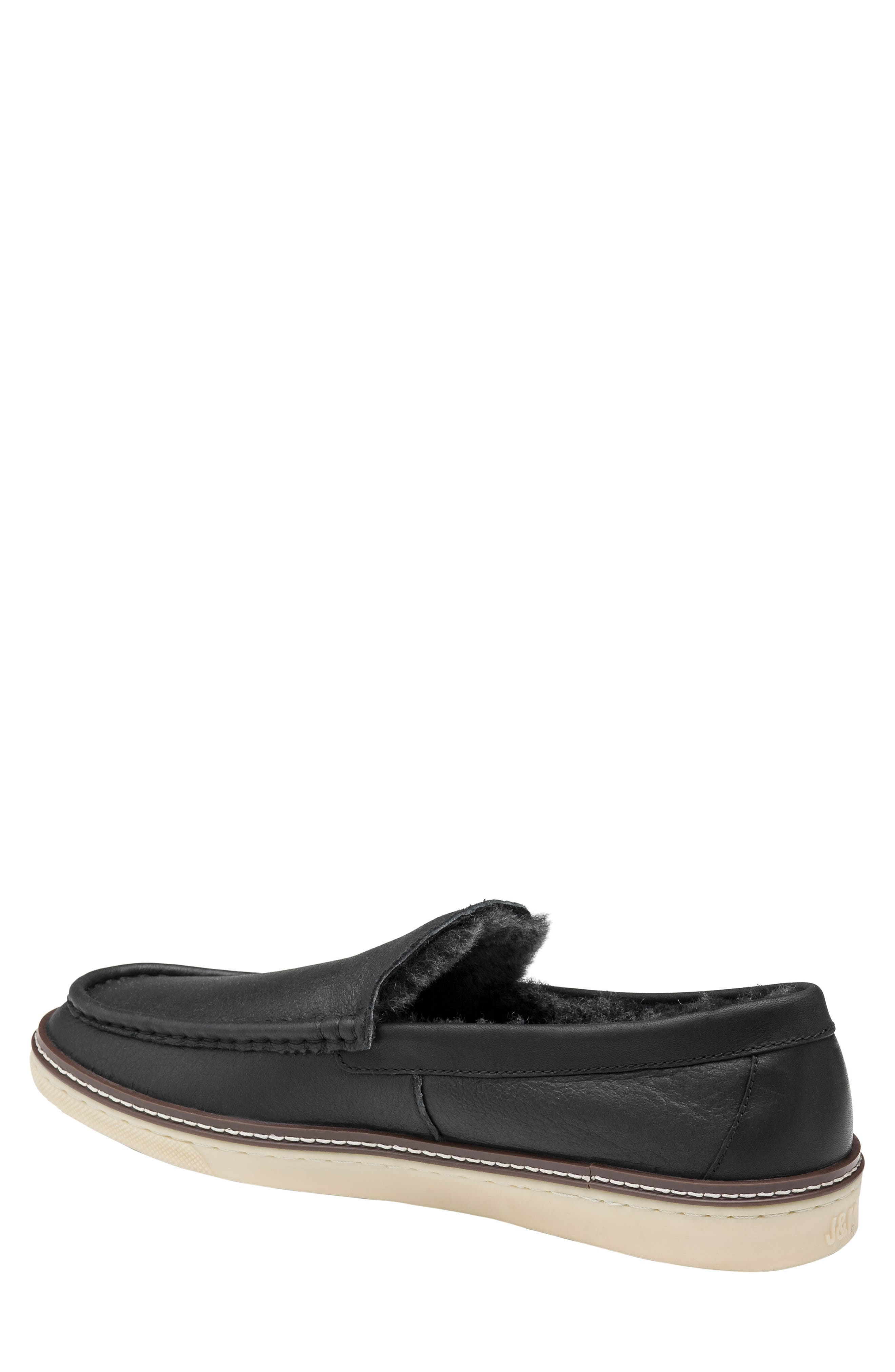 Johnston & Murphy McGuffey Genuine Shearling Lined Slip-On, Alternate, color, 