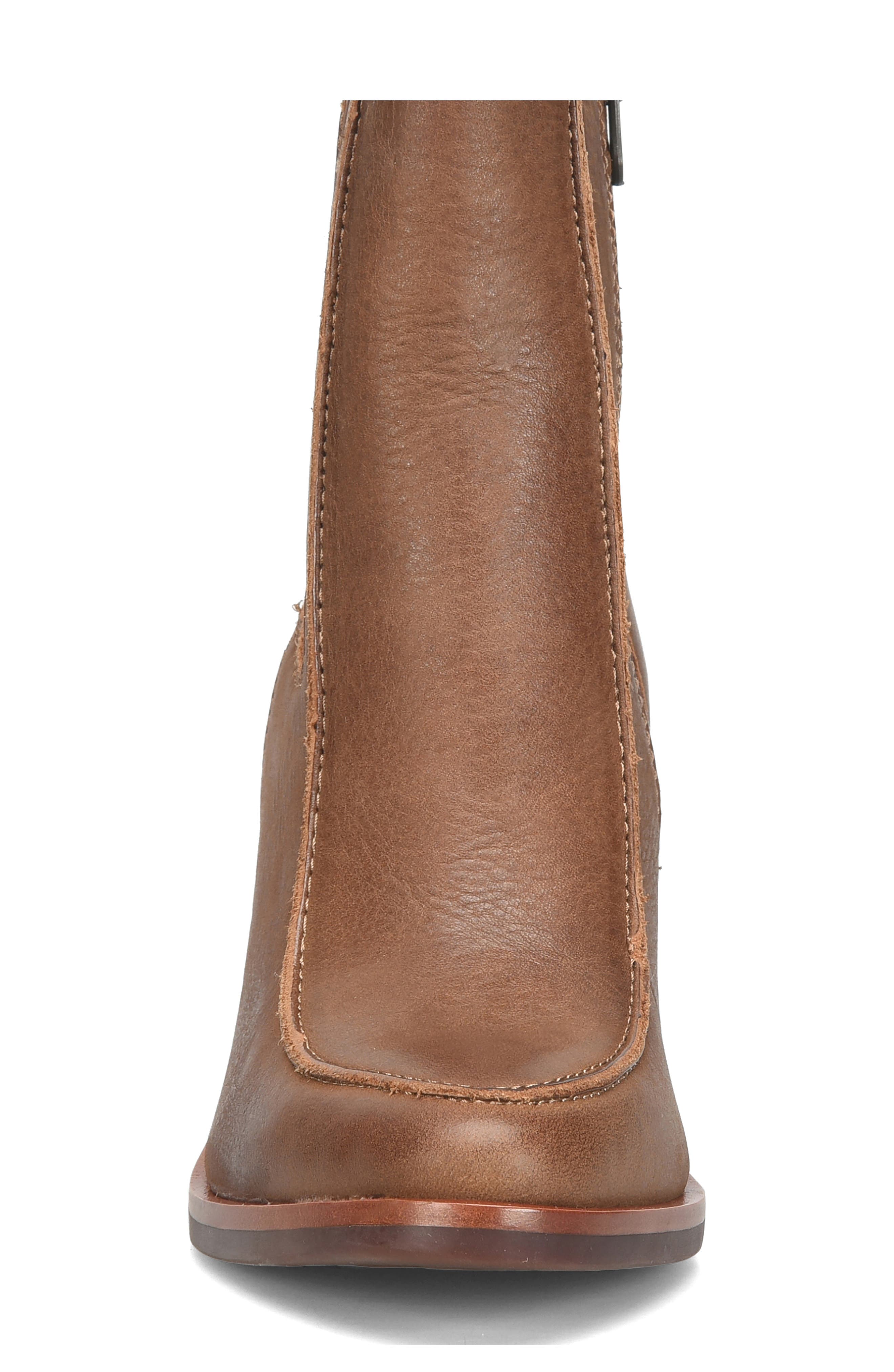 Kork-Ease<sup>®</sup> Sioux Block Heel Bootie, Alternate, color, Brown Leather