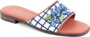 ByPaige Needlepoint Stitched Slide Sandal