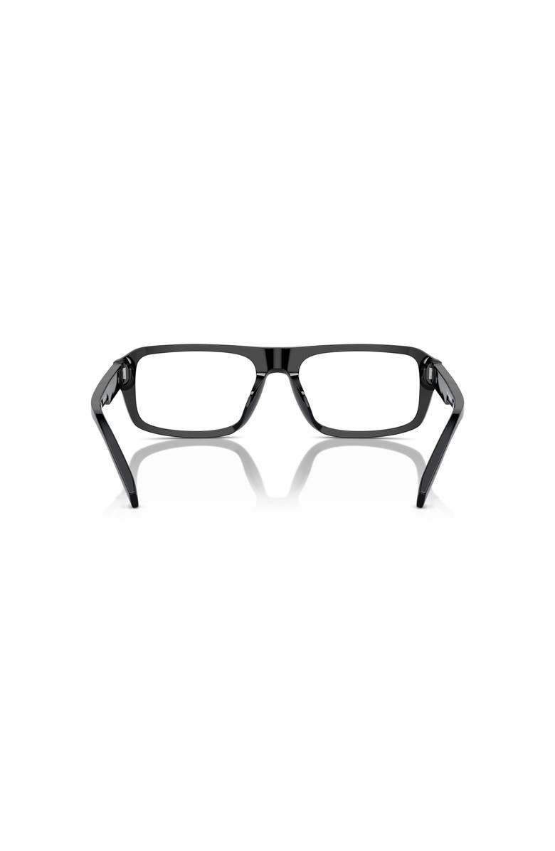 Michael Kors 56mm Irregular optical glasses, Alternate, color, Black