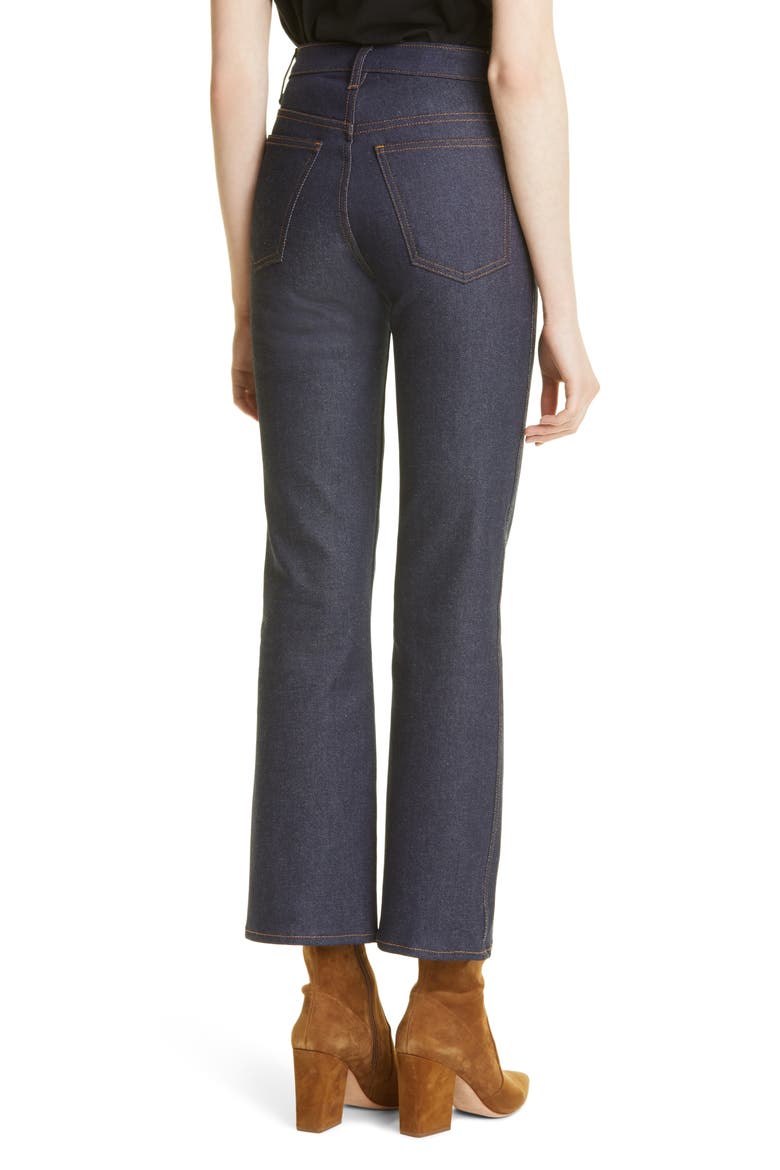 Vivian High Waist Crop Flare Jeans, Alternate, color, RAW