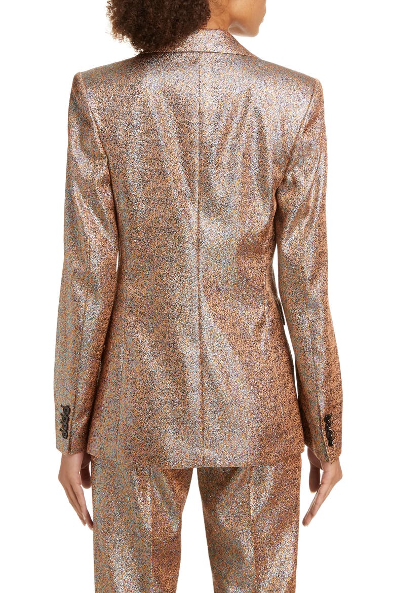 Barbilar Metallic Blazer, Alternate, color, CAM