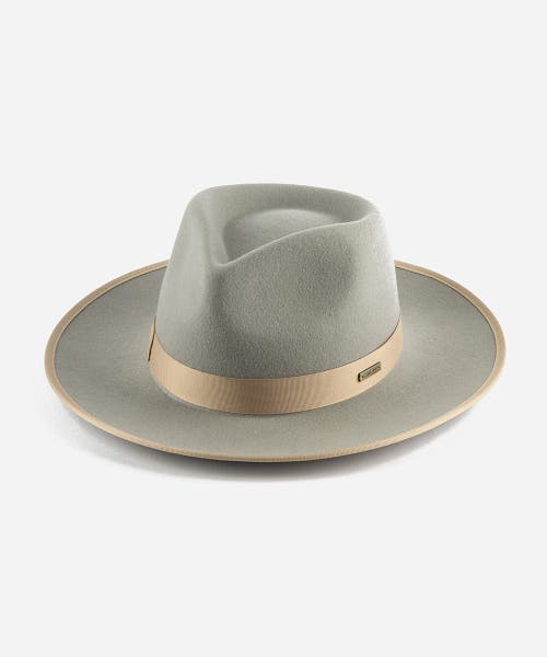 Gigi Pip Monroe Rancher Wool Fedora Hat In Light Grey