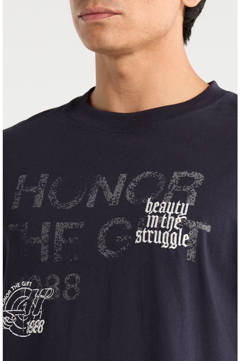 Beauty in the Struggle Cotton T-Shirt, Alternate, color, BLACK