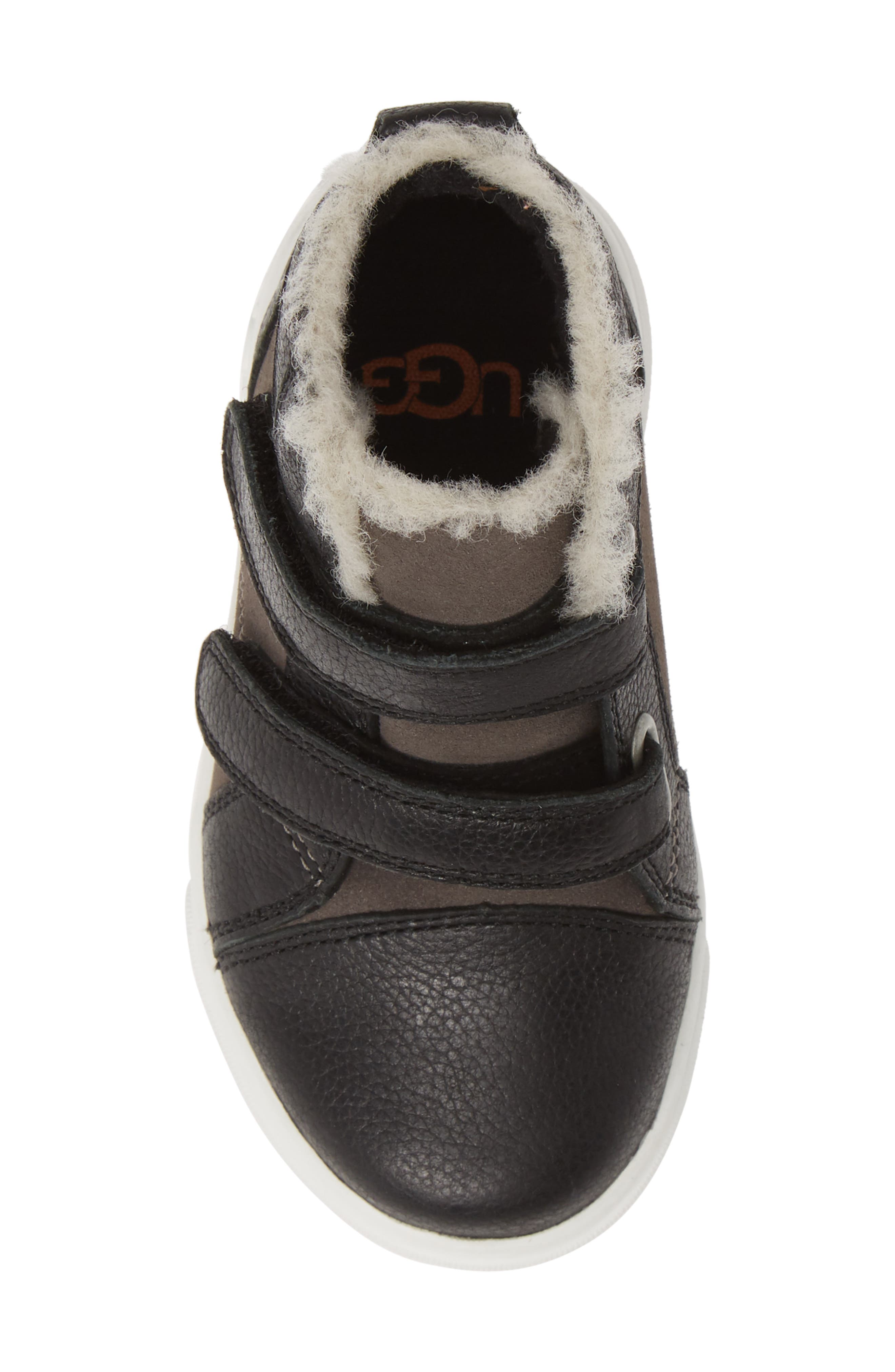Rennon High Top Sneaker, Alternate, color, BLACK/ GREY