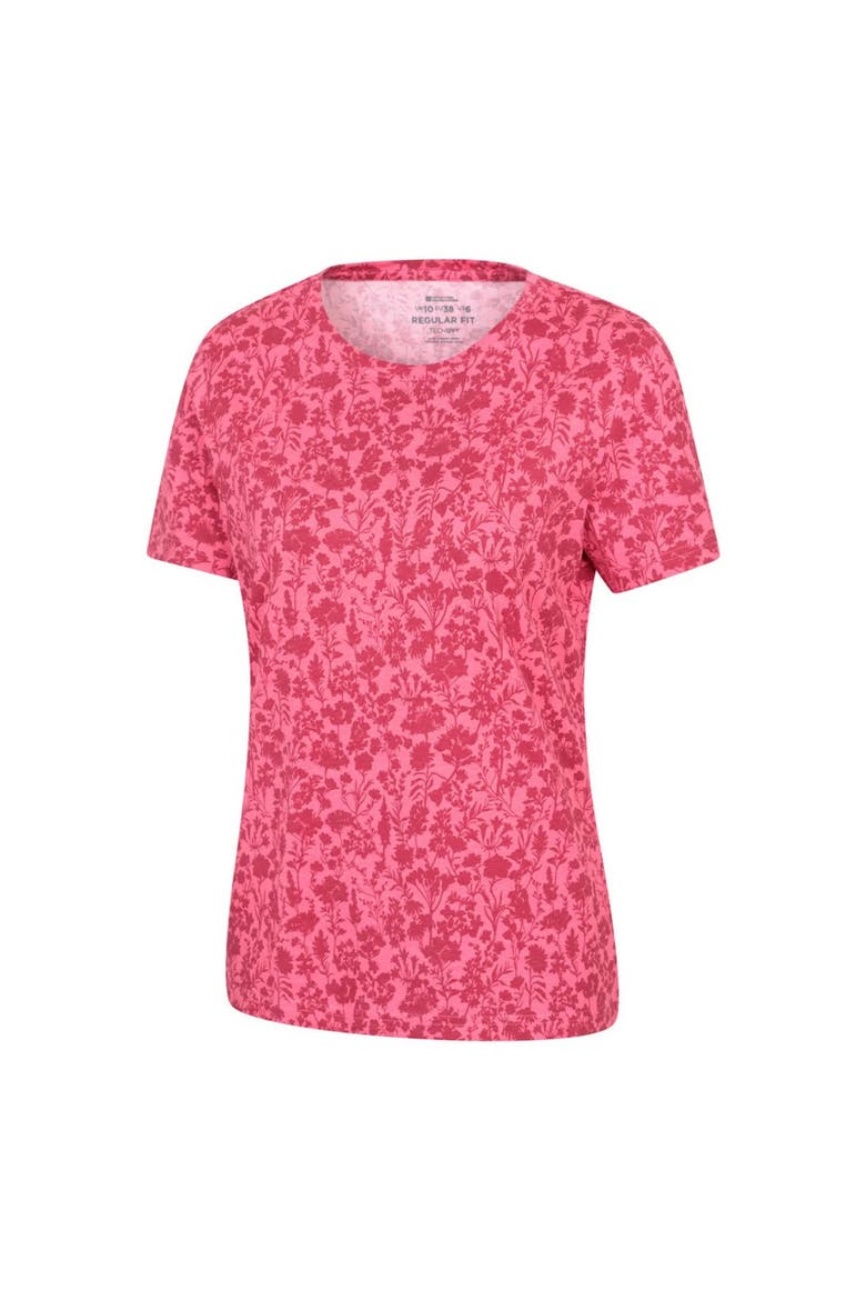 Floral T-Shirt, Alternate, color, Pink