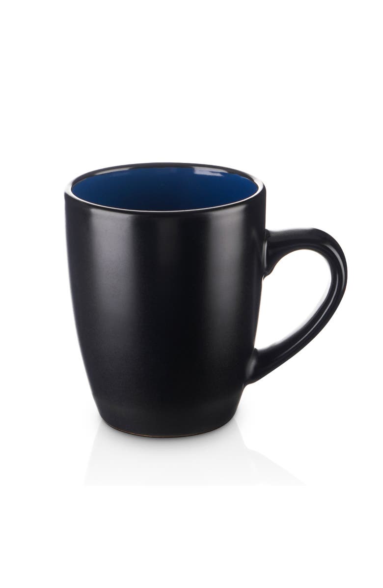 Stone Lain Albie Stoneware 4-Piece Mug Set, Alternate, color, Blue And Black