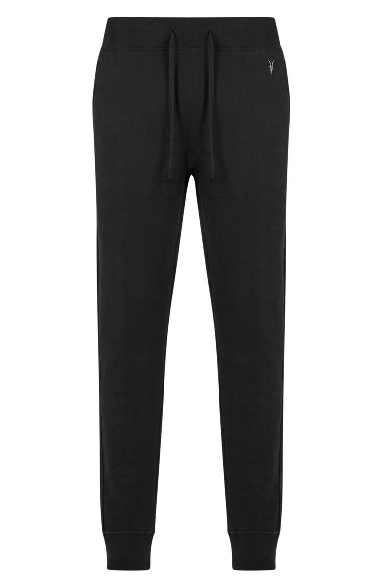 AllSaints Raven Cotton Sweatpants, Alternate, color, Black