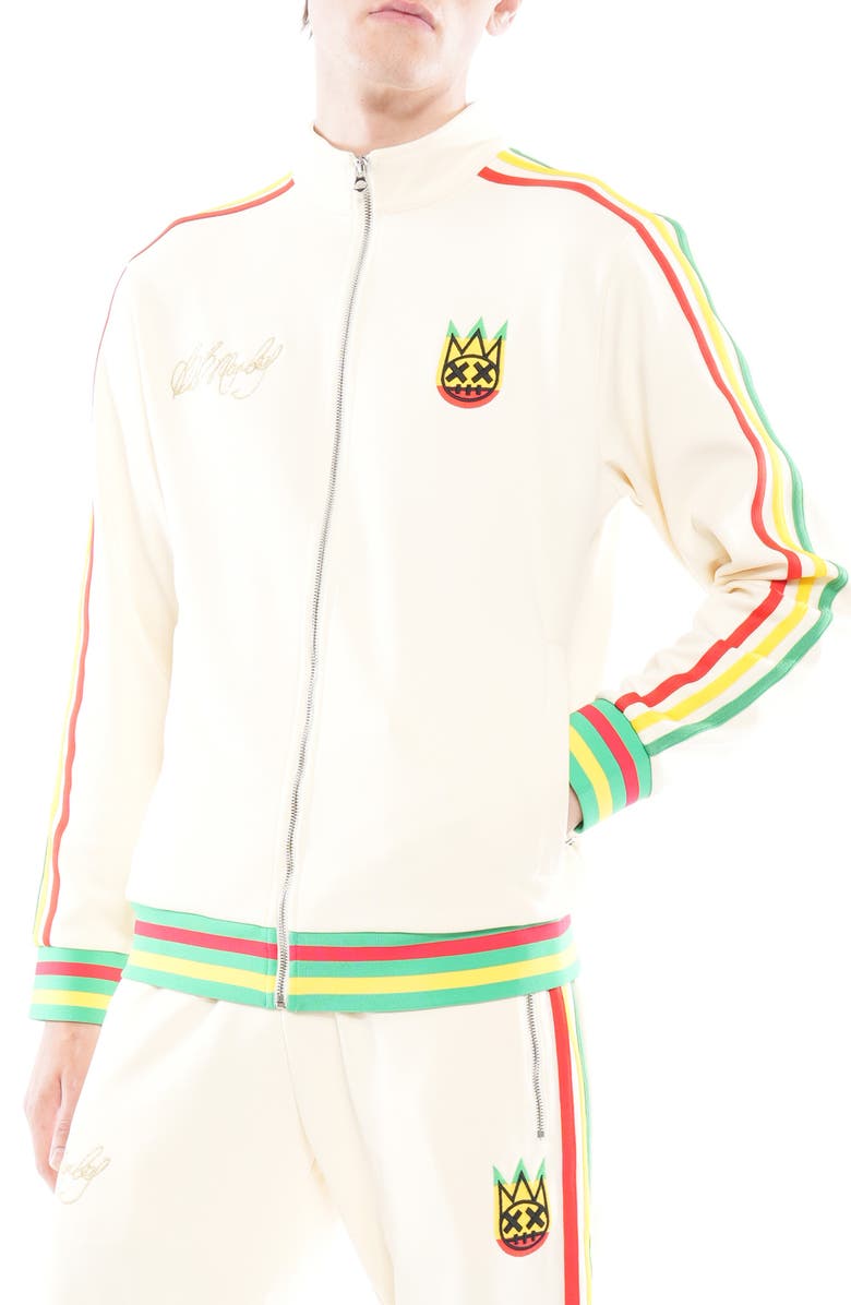 Cult of Individuality Marley Zip-Up Cotton Knit Track Suit, Alternate, color, 