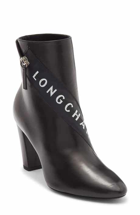 Longchamp Logo Ankle Boot