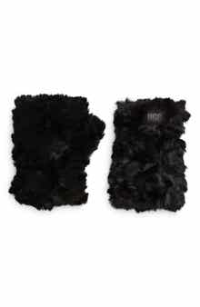 Faux Fur Fingerless Gloves