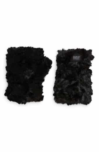Faux Fur Fingerless Gloves