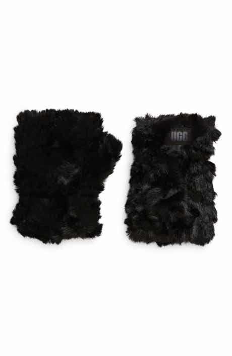 Faux Fur Fingerless Gloves