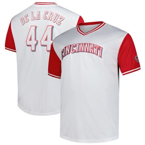 Men's Profile Elly De La Cruz White Cincinnati Reds Big & Tall Birdeye T-Shirt