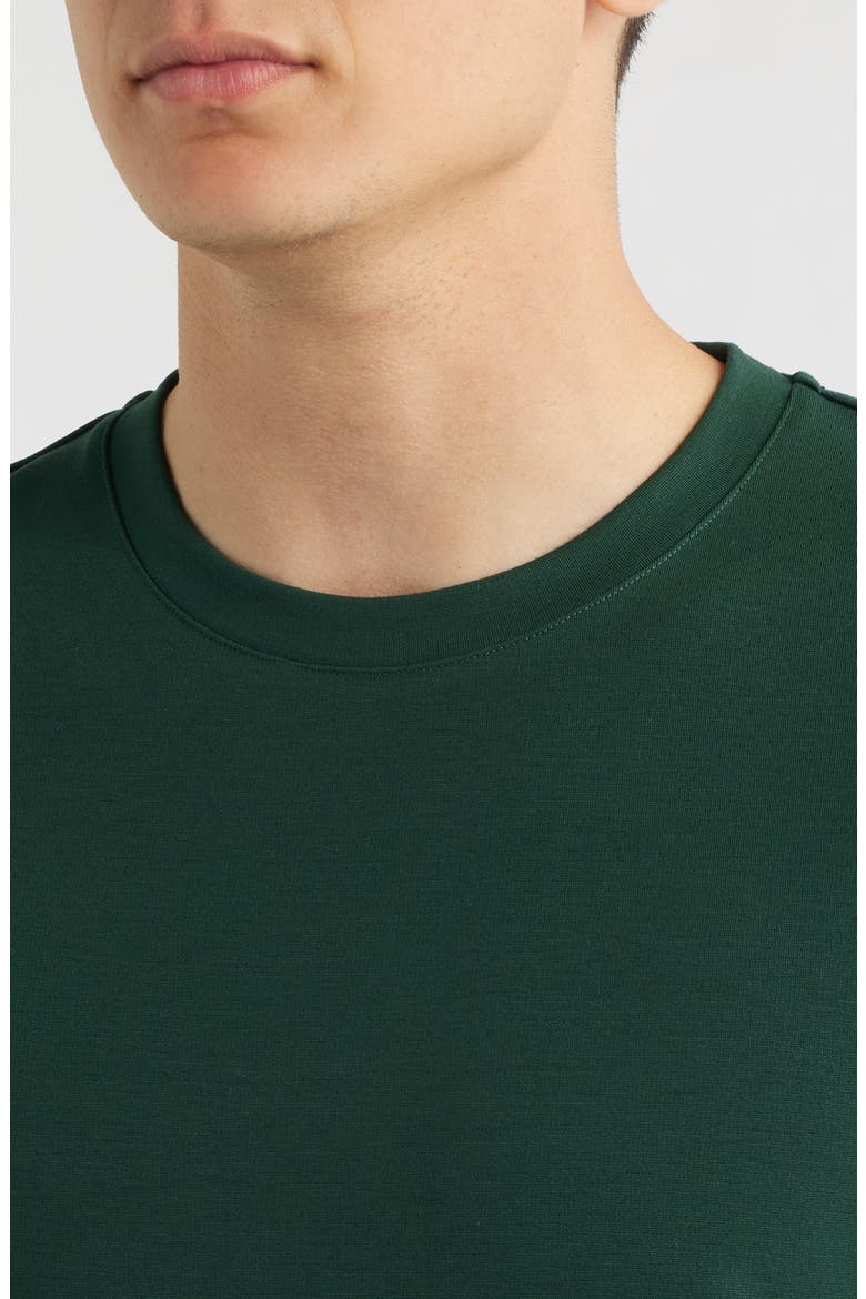 Essential Crewneck T-Shirt, Alternate, color, PINE