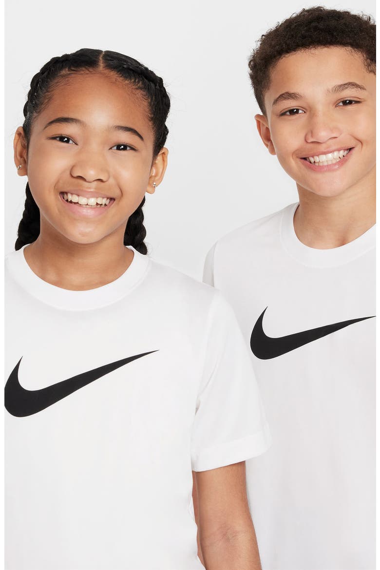 Kids' Legend Dri-FIT Graphic T-Shirt, Alternate, color, WHITE