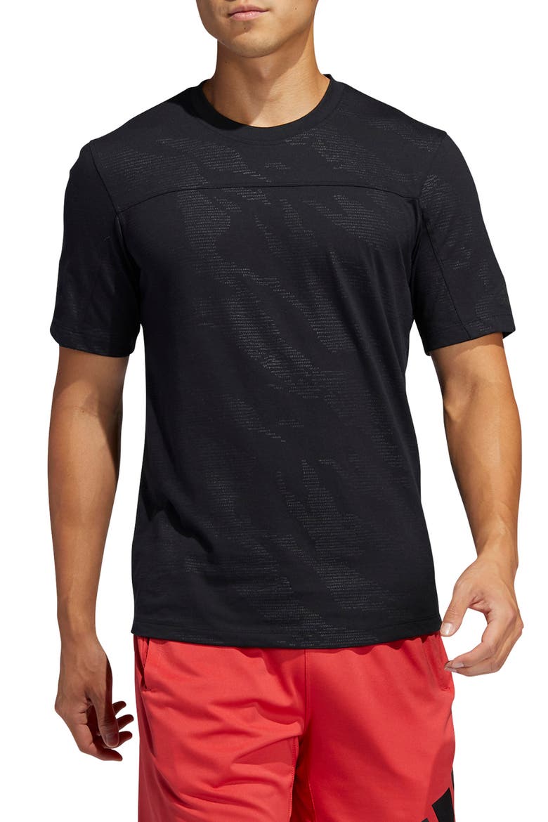 TKY Camo AEROREADY® Performance T-Shirt, Main, color, BLACK
