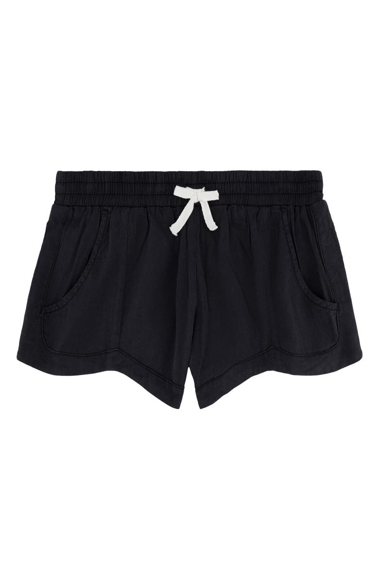 Billabong Kids' Mad for You Drawstring Shorts, Main, color, Black Sands