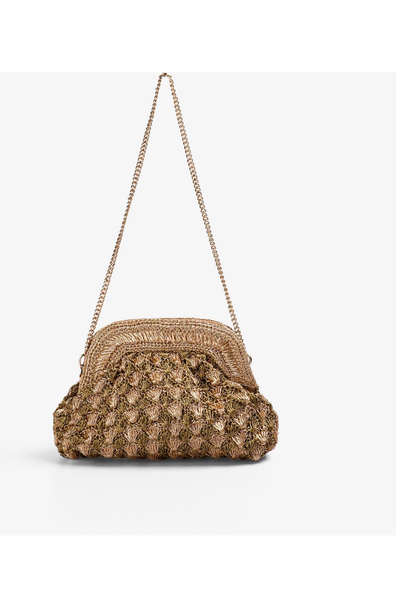 Scalpers Par Metallic Duo Bag, Main, color, Gold