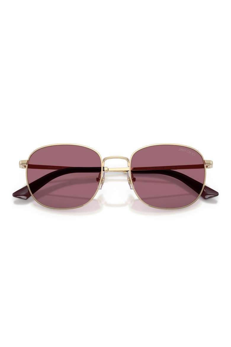52mm Phantos Sunglasses, Alternate, color, PALE GOLD / VIOLET