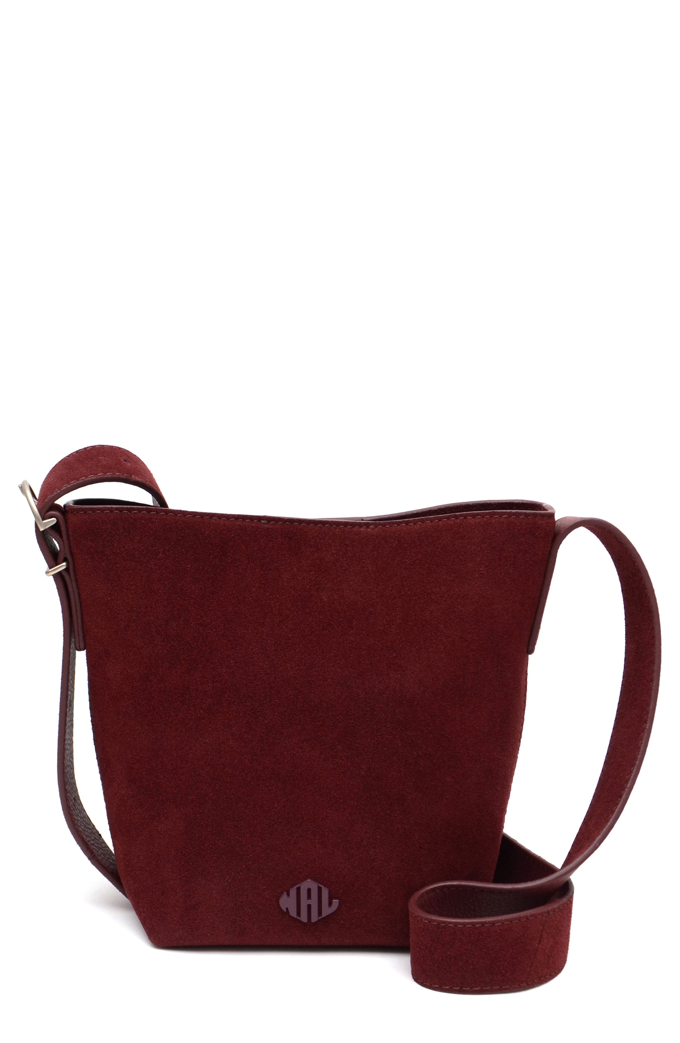 New Amsterdam Leatherworks Jayden Suede Bucket Bag