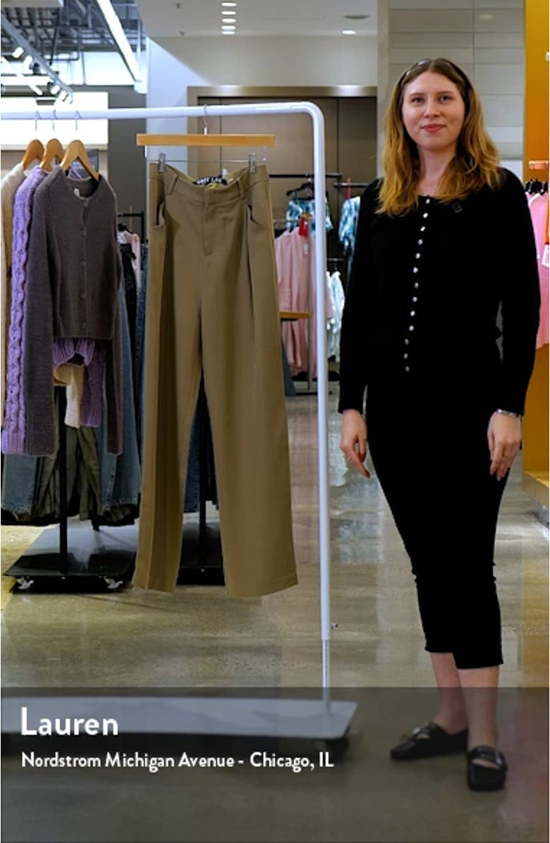 High Waist Wide Leg Pants, sales video thumbnail