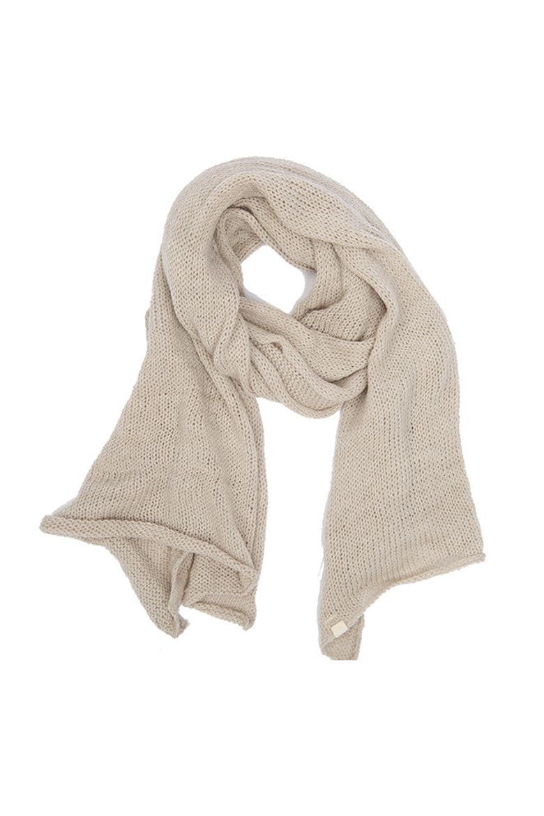 Hand Loom Air Wrap Scarf, Main, color, Linen