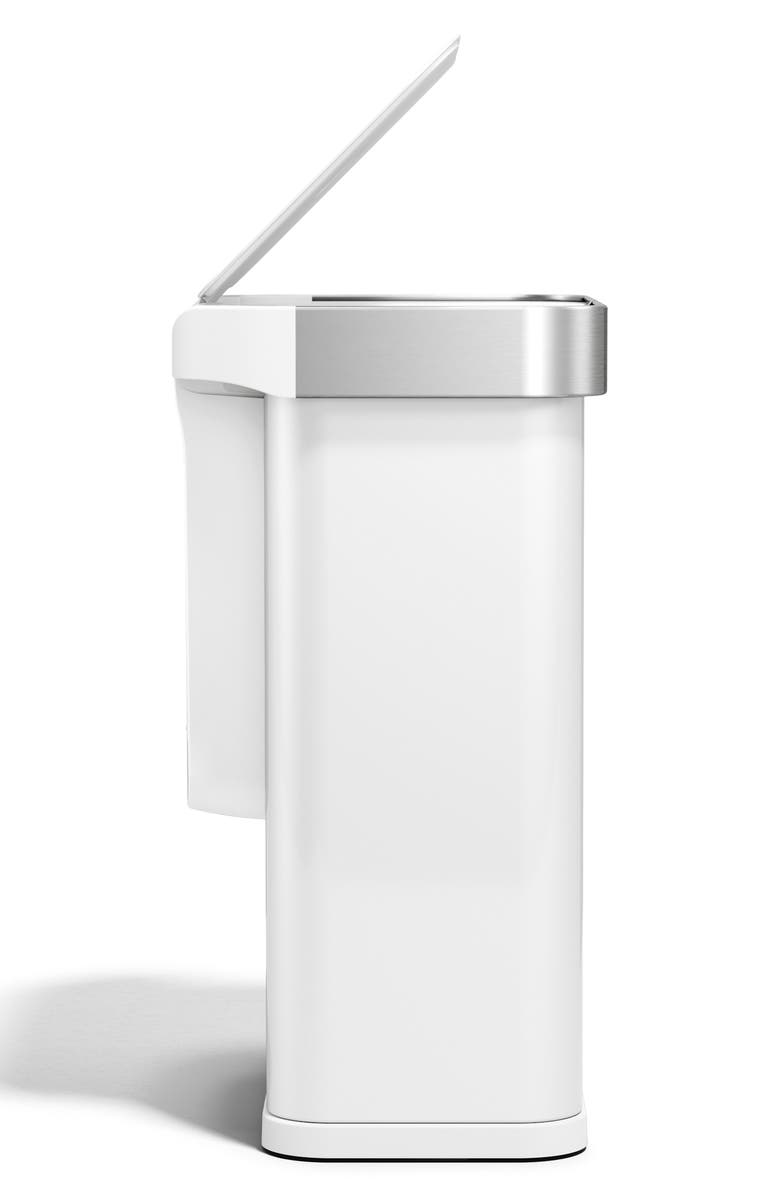 simplehuman 58-Liter Rectangular Sensor Can with Voice + Motion Sensor, Alternate, color,