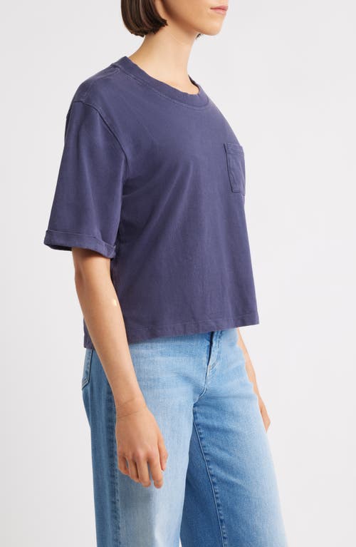 City Blues Coram Crop Oversize T-shirt In Blue
