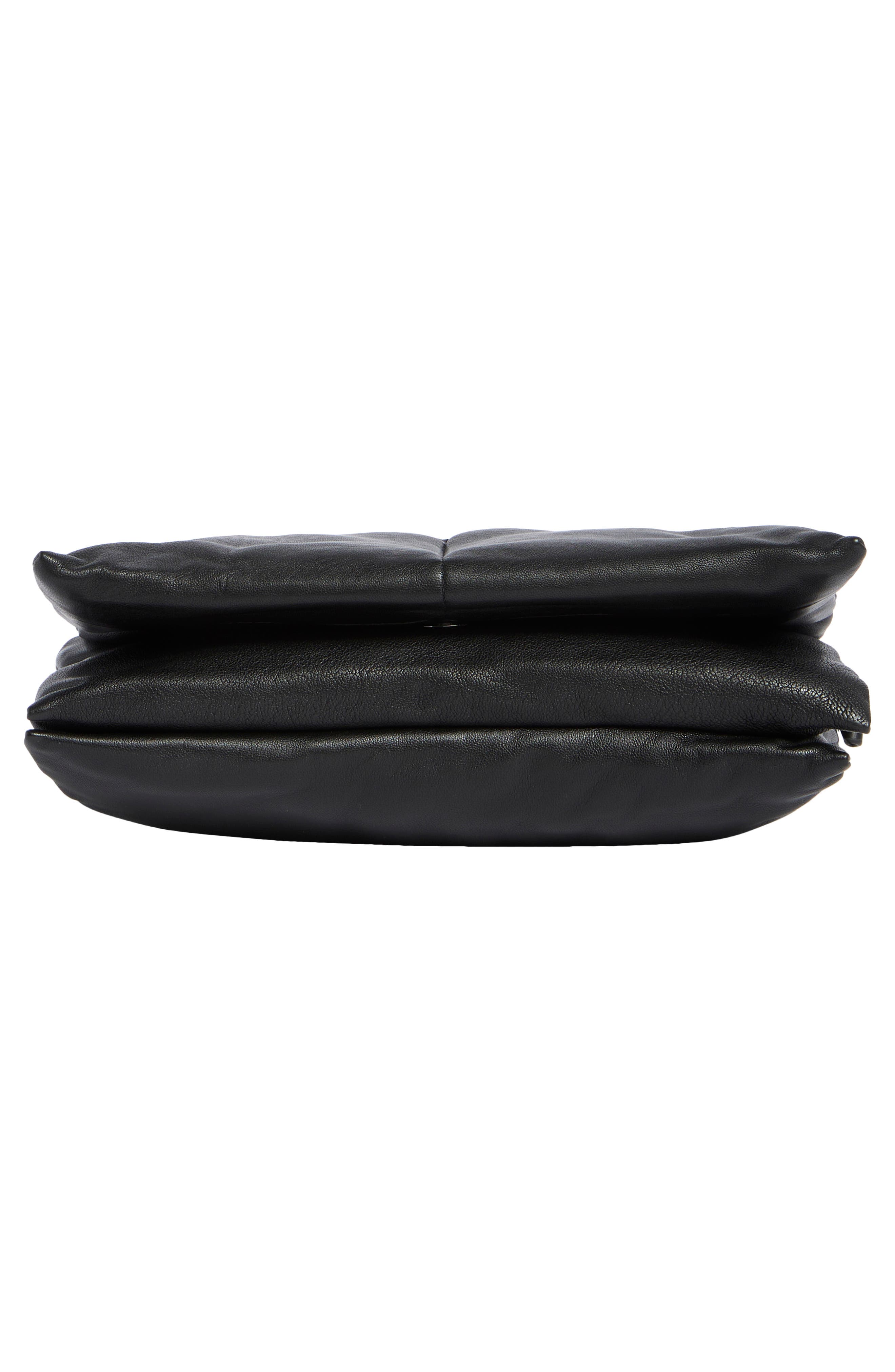 AllSaints Vittoria Quilted Leather Shoulder Bag, Alternate, color, Black