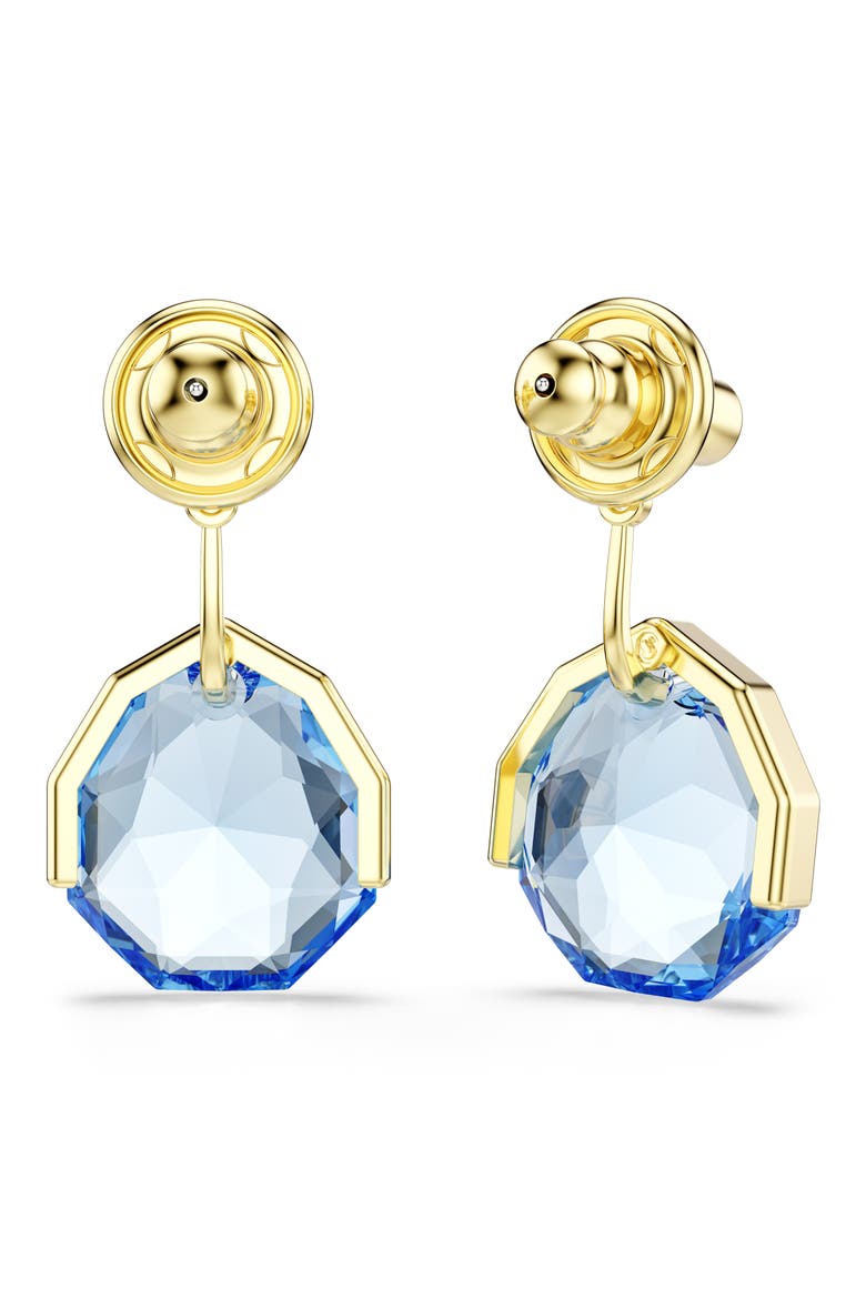 Gema Crystal Jacket Earrings, Alternate, color, BLUE