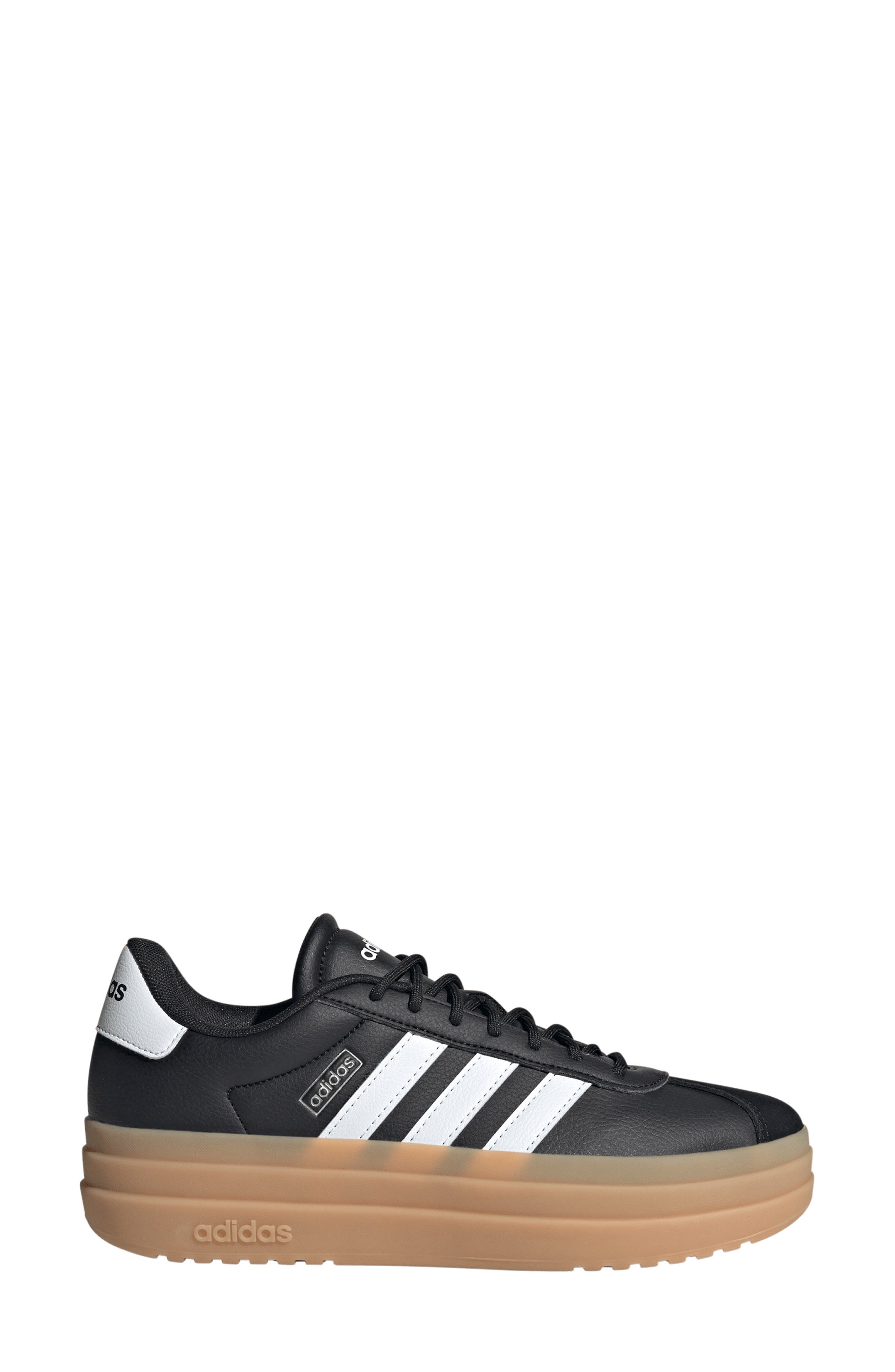 adidas VL Court Bold Sneaker, Alternate, color, Cblack/Ftw