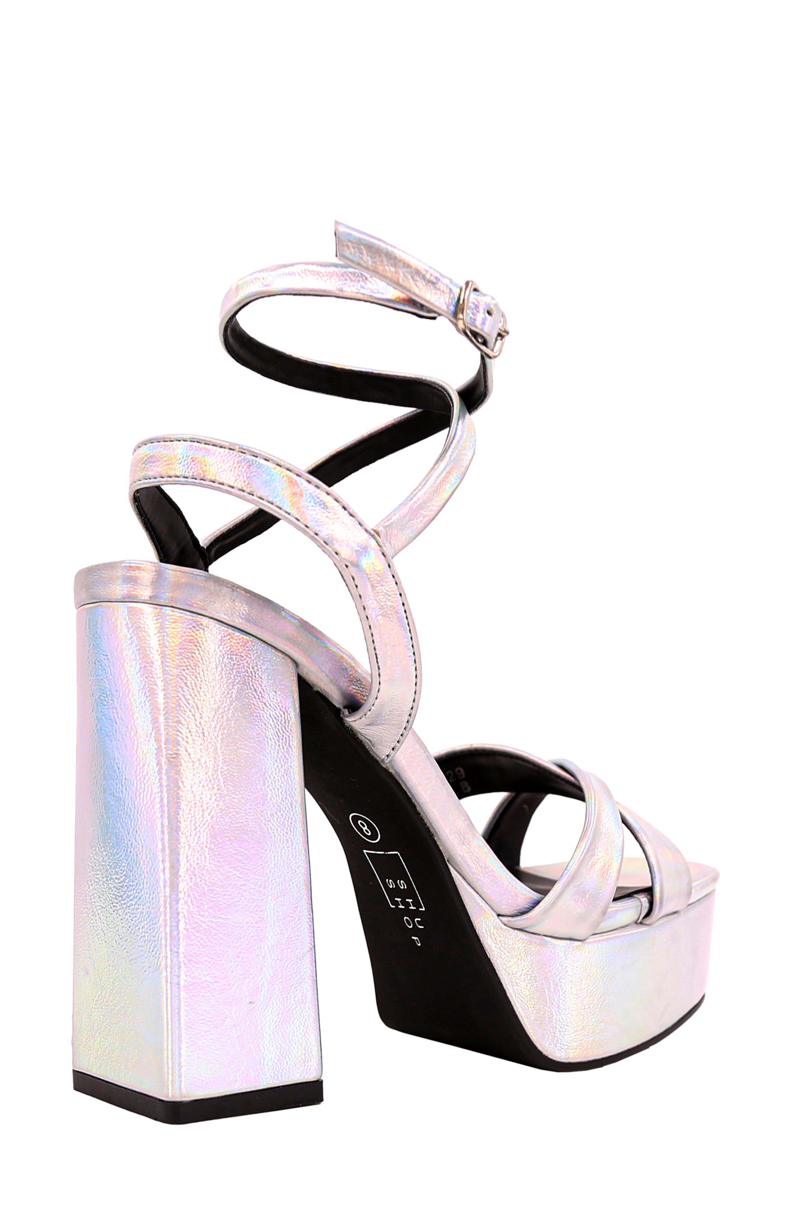 SHUSHOP Ezra Platform Sandal, Alternate, color, 