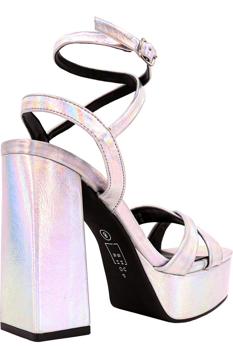 SHUSHOP Ezra Platform Sandal, Alternate, color,