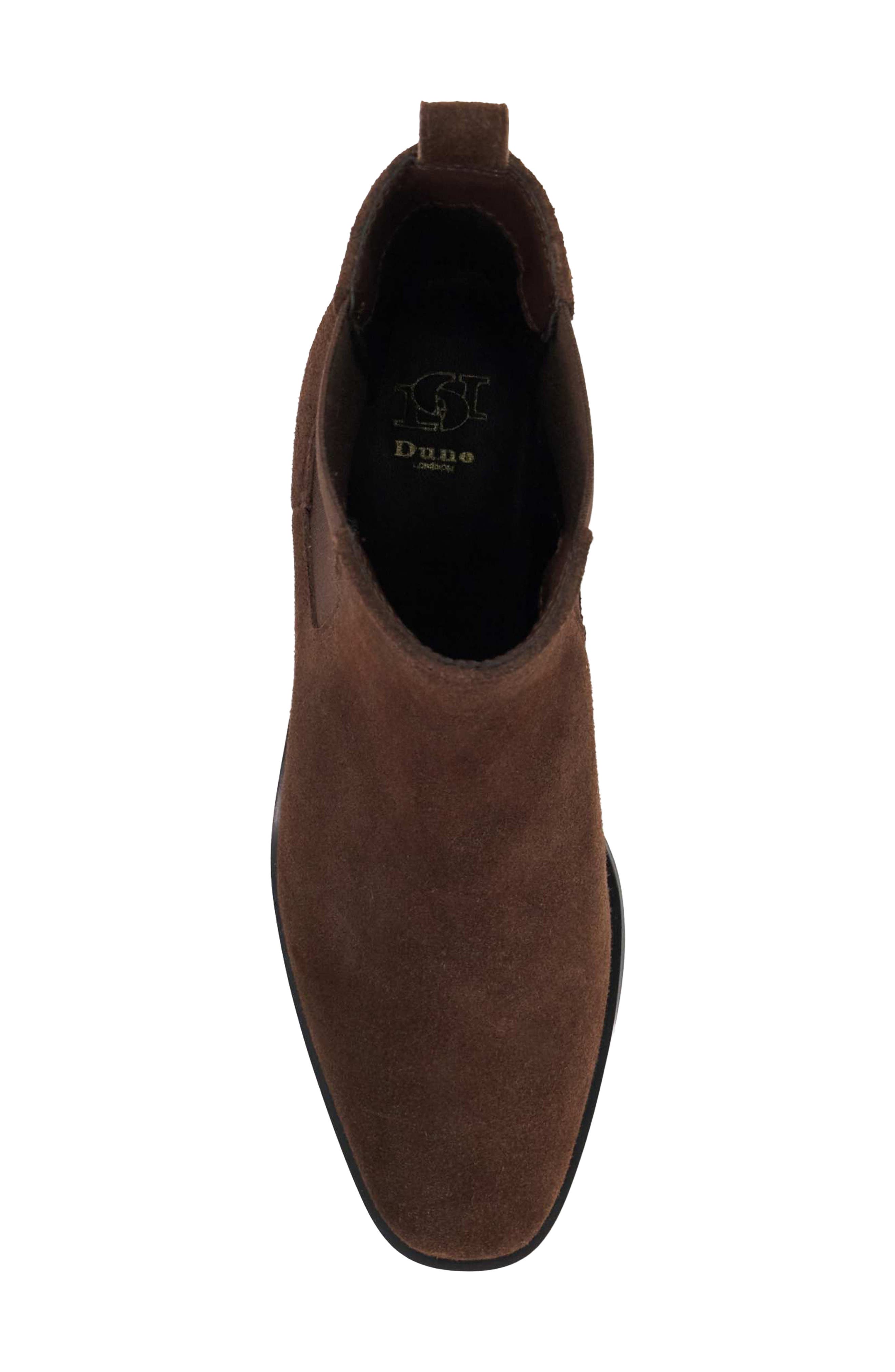 Pryia Leather Chelsea Boot, Alternate, color, BROWN