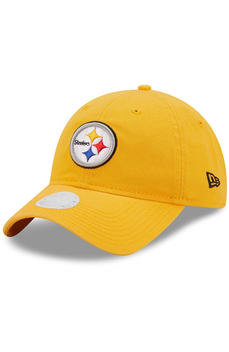 New Era Women's New Era Gold Pittsburgh Steelers Core Classic 2.0 9TWENTY Adjustable Hat, Main, color, 