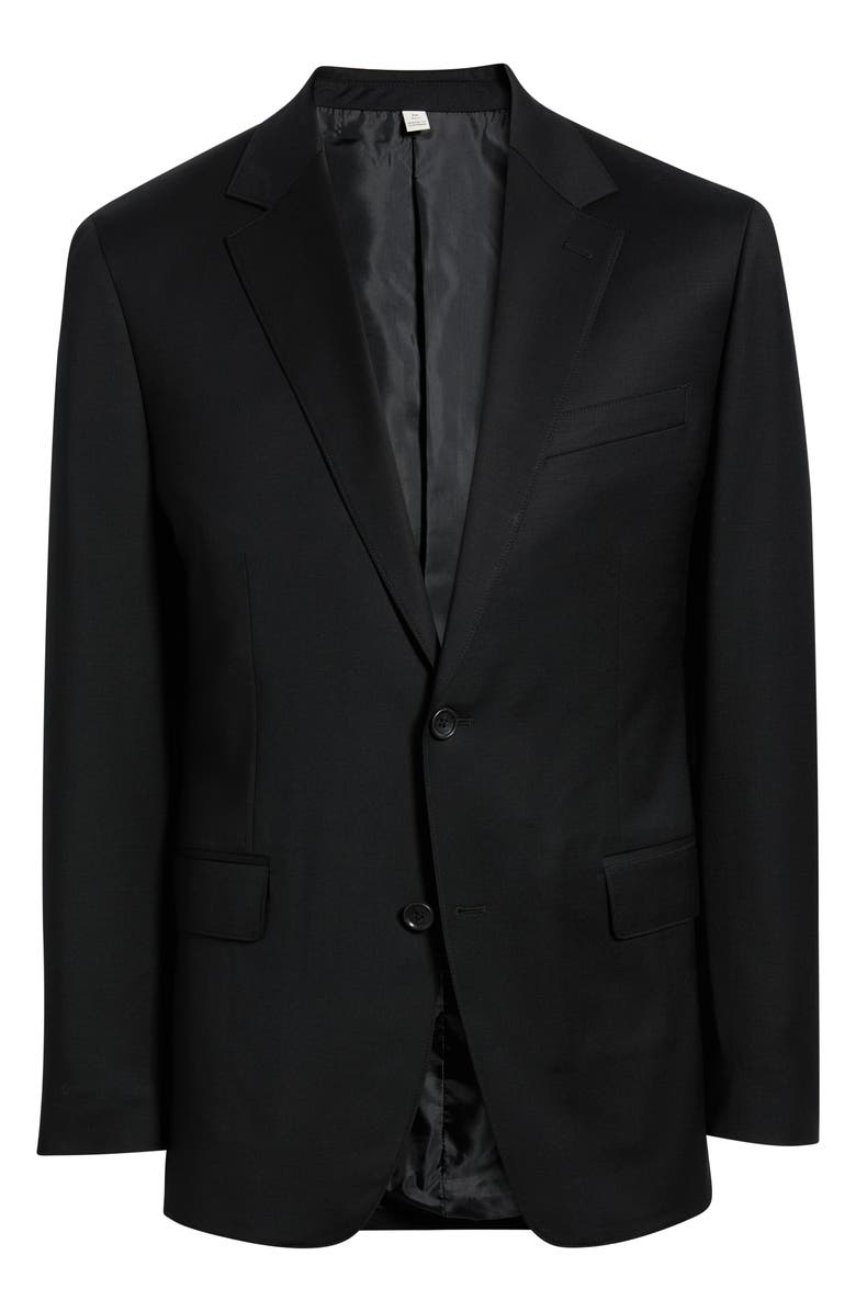 Bonobos Jetsetter Slim Fit Black Stretch Wool Suit Jacket, Main, color, Black