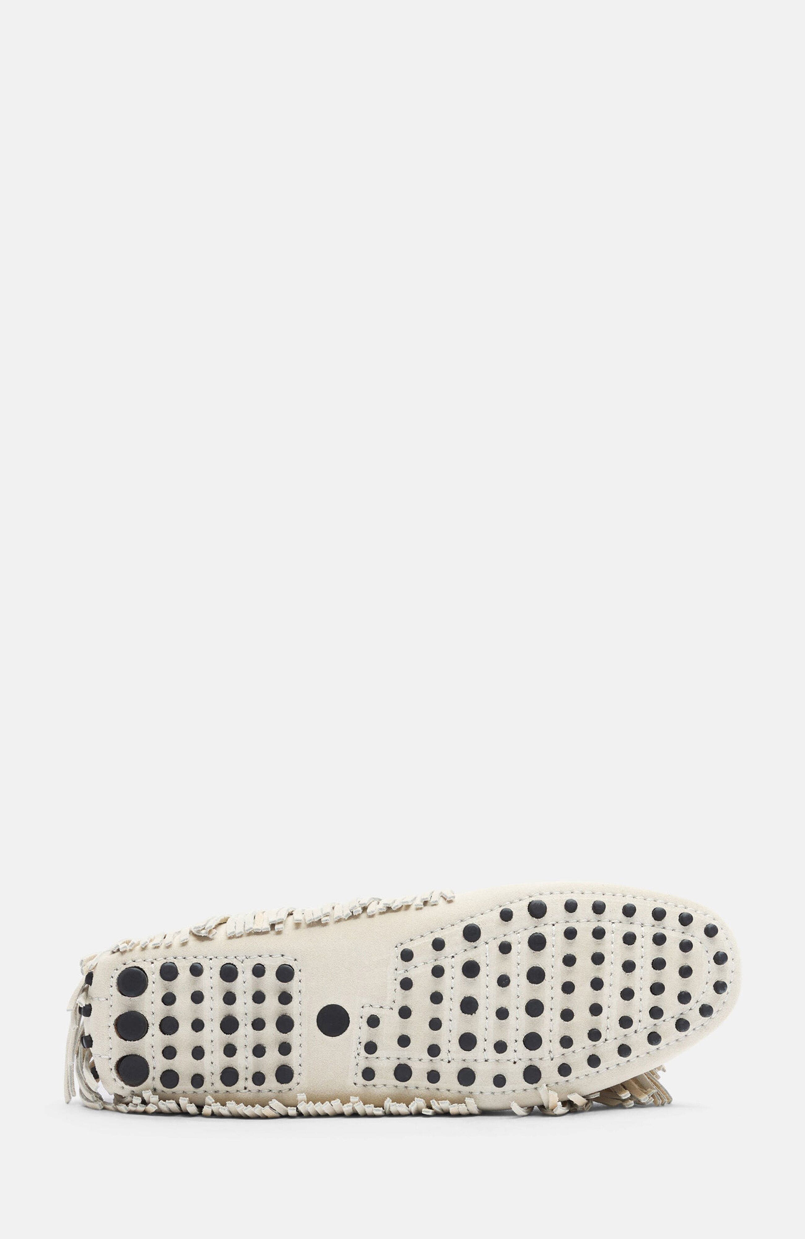 Maya Driving Shoes, Alternate, color, Cream - Suede