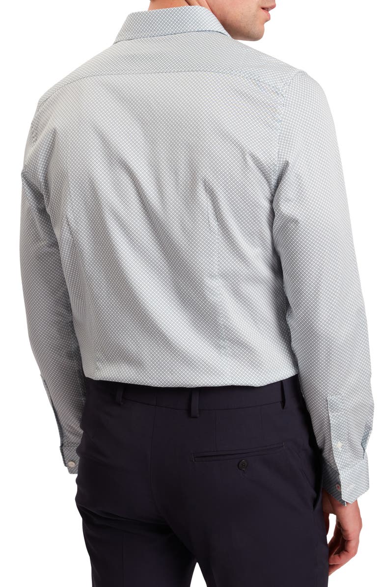 Ted Baker Olweno Slim Fit Microprint Stretch Cotton Button-Up Shirt, Alternate, color, 