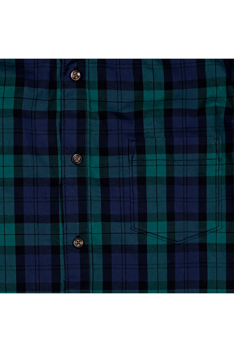 Men's Organic Stretch Poplin Shirt, Alternate, color, Black Watch Tartan
