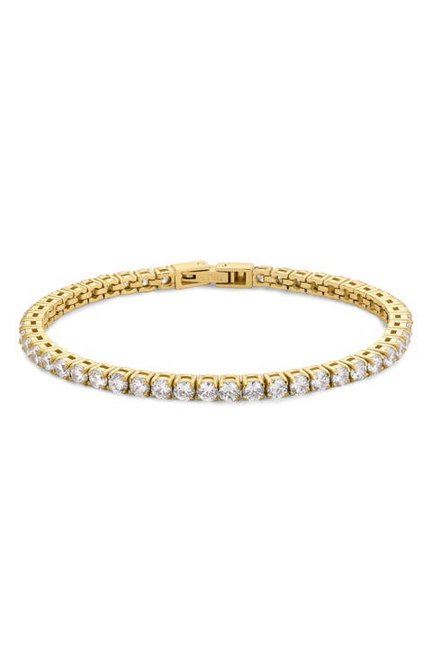 Luxe Cubic Zirconia Tennis Bracelet