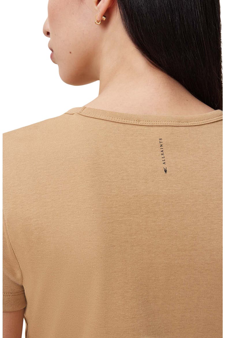 Stevie Cotton T-Shirt, Alternate, color, ICED COFFEE BROWN