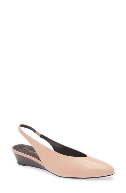 Jeffrey Campbell Snoop Slingback Wedge Pump In Light Pink