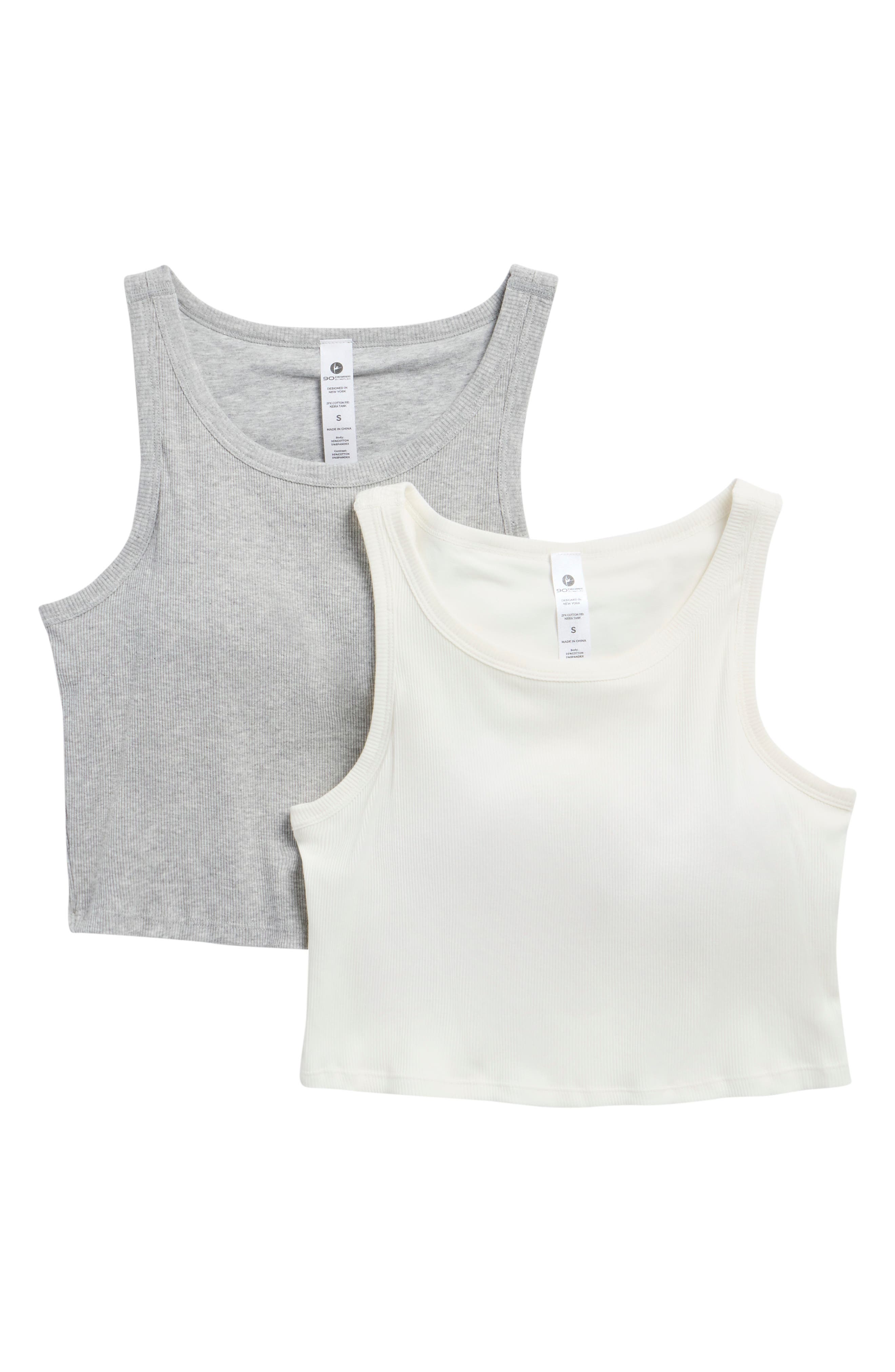 Keira 2-Pack Cotton Rib Tank Tops